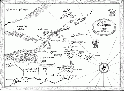 Realm of the Elderlings map